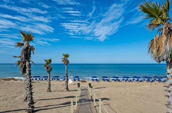 Baia di Ulisse Wellness and Spa på Sicilien - Privat strand