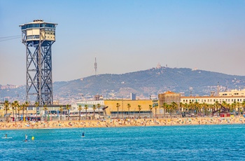 Kabelbane ved Barceloneta Beach, Barcelona