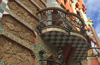 Casa Vicens af arkitekten Antoni Gaudi, Barcelona