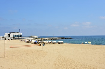 Stranden Mar Bella Beach i Barcelona