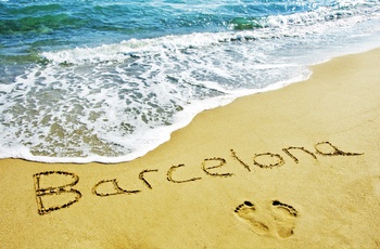 Strand i Barcelona