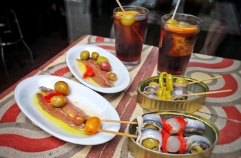 Tapas bar i Barcelona, Spanien