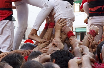 Menneskepyramider, Castells i Barcelona