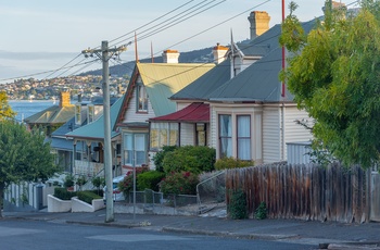 Battery Point Charmerende historisk kvarter med hyggelige kolonitidshuse i Hobart på Tasmanien