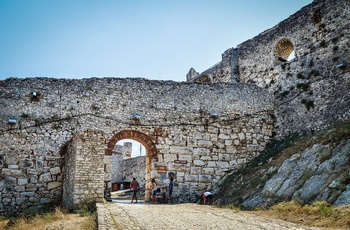 Berat Slot i det centrale Albanien