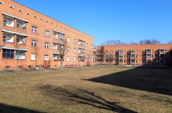 Schillerpark - en del af Berlin Modernism Housing Estates - Tyskland