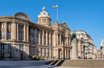Rådhuset på Victoria Square i Birmingham, England