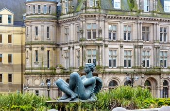 Statue på Victoria Square i Birmingham, England