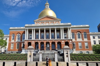 Massachusetts State House i Beacon Hill Boston