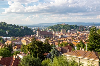 Udsigt over Brasov i Transsylvanien - Rumænien