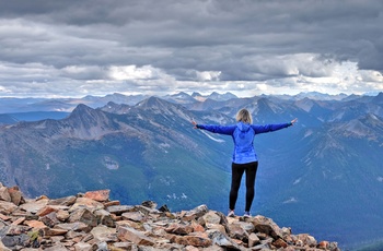 Toppen af Mt. Frost i Manning Provincial Park i British Columbia, Canada