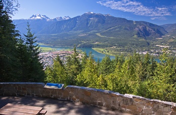 Udsigt fra Mt. Revelstoke i Mount Revelstoke National Park, British Columbia i Canada