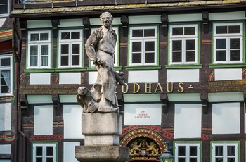Brodhaus i Einbeck - her kan du få den lokale Einbecker-øl og spise klassiske tyske retter