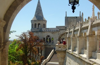 Fæstningen Fishermans Bastion i Budapest