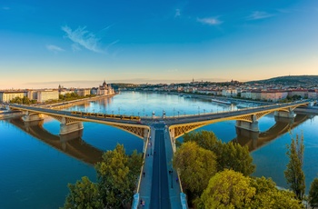 Floden Donaue der skiller Budapest
