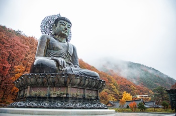 Buddha-statue i Seoraksen National Park - Sydkorea