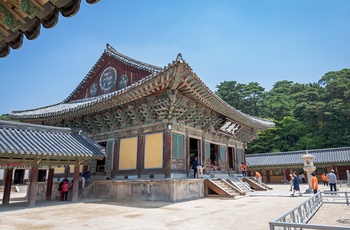 Bulguksa Daeungjeon templet i Gyeongju - Sydkorea