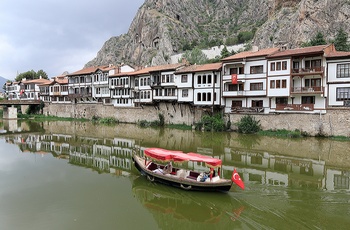 Bådtur langs Yesil-floden i Amasya - Tyrkiet 