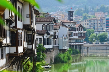 Byen Amasya langs Yesil-floden - Tyrkiet