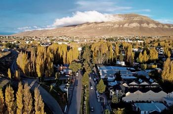 Byen El Calafate i Patagonien, Argentina