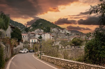 Byen Stemnitsa på Peloponnes - Grækenland