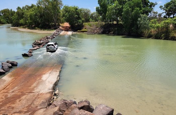 Lavvande i Cahills Crossing, Northern Territory