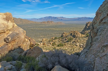 Udsigt fra Teutonia Peak i Mojave National Preserve, Californien
