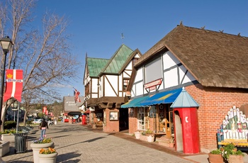 Solvang på en solskinsdag, Californien