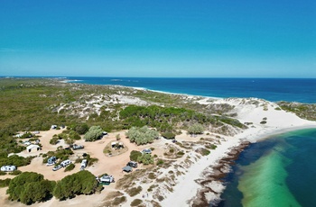 Campingområde nord for Jurien Bay - Western Australia