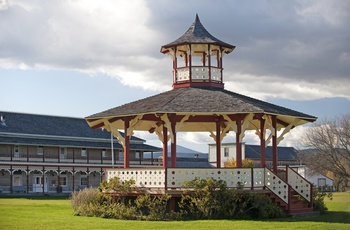 Smuk pavillon i kulturarvsbyen Fort Steele i British Columbia - Canada
