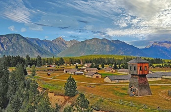 Kulturarvsbyen Fort Steele i British Columbia - Canada