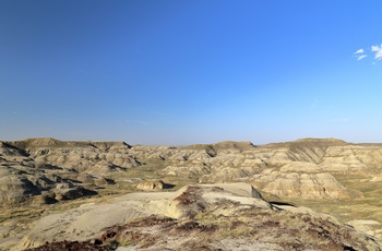 Killdeer badlands i Grasslands National Park - Saskatchewan i Canada