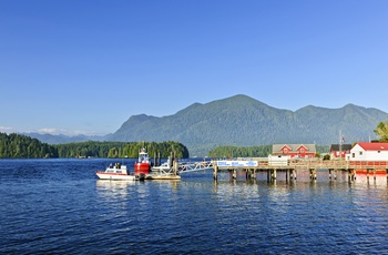 Fiskerbyen Tofino på Vancouver Island, Canada