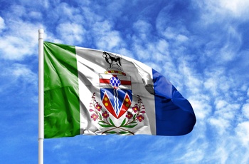 Flaget i provinsen Yukon - Canada