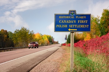 Vejskilt på Highway 60 i Ontario 