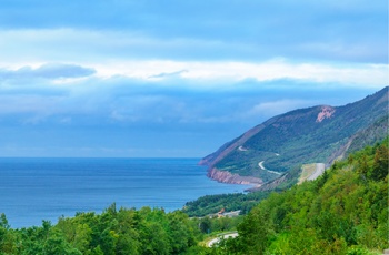 The Cabot Trail i Nova Scotia Canada 