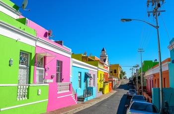 Det muslimske kvarter Bo-Kaap i Cape Town, Sydafrika