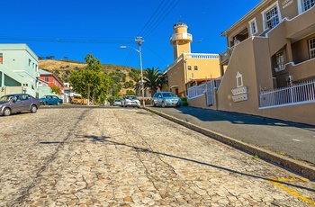 Det muslimske kvarter Bo-Kaap i Cape Town, Sydafrika