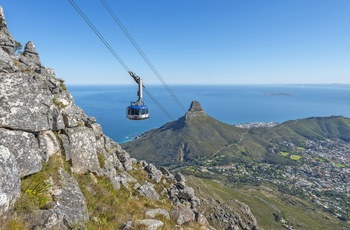 Kabelbane fra Cape Town til Table Mountain, Sydafrika