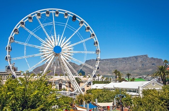 Pariserhjul i Waterfront-området - shopping- og forlystelsescenter i Cape Town, Sydafrika