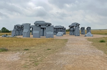 Carhenge i Nebraska, Carhenge i Nebraska er en sjov kopi af Englands Stonehenge med med amerikaner-biler