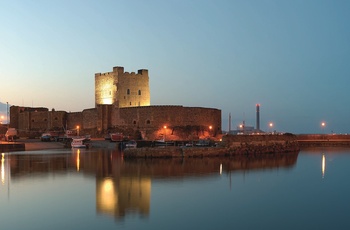 Carrickfergus Castle at night, Carrickfergus Co. Antrim (Foto - Tourism Northern Island - Courtesy of David Cordner)