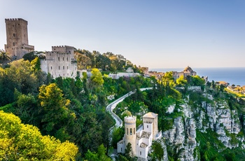 Castello de Venere i Erice på Sicilien