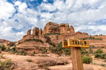 Sti til Cathedral Rock i Arizona