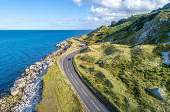 Nordirland - Causeway Coastal Route på østkysten af Irland