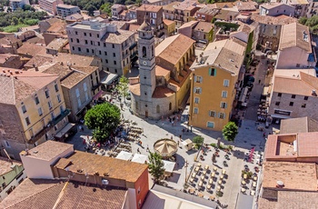 Centrum af Porto Vecchio på Korsika - Frankrig