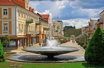 Centrum af spa-byen Frantiskovy Lazne