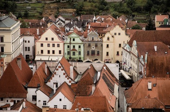 Cesky Krumlov fra oven - Tjekkiet