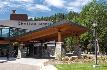 Chateau Jasper, Alberta i det vestlige Canada - Facaden
