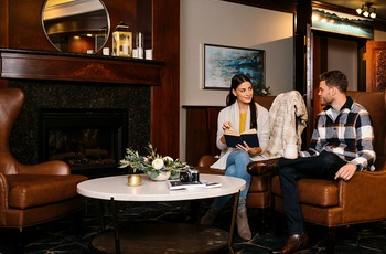 Chateau Jasper, Alberta i det vestlige Canada - Lounge